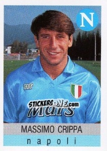 Sticker Massimo Crippa - Calcioflash 1991 n. 214 - Euroflash