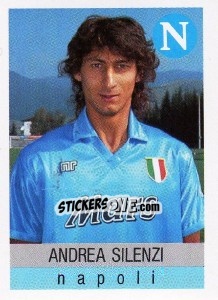 Sticker Andrea Silenzi - Calcioflash 1991 n. 220 - Euroflash