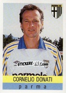 Sticker Cornelio Donati - Calcioflash 1991 n. 225 - Euroflash