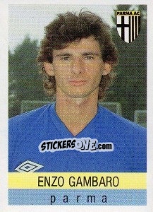 Sticker Enzo Gambaro - Calcioflash 1991 - Euroflash