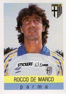 Sticker Rocco De Marco - Calcioflash 1991 - Euroflash