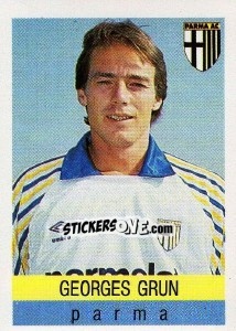 Sticker Georges Grun - Calcioflash 1991 - Euroflash