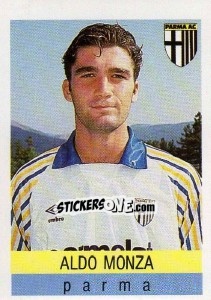 Figurina Aldo Monza - Calcioflash 1991 n. 230 - Euroflash