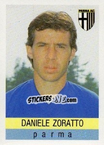 Sticker Daniele Zoratto - Calcioflash 1991 - Euroflash