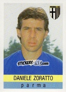 Sticker Daniele Zoratto - Calcioflash 1991 n. 233 - Euroflash