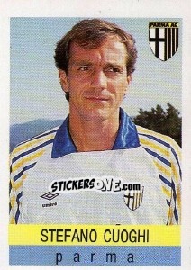 Sticker Stefano Coughi - Calcioflash 1991 n. 234 - Euroflash