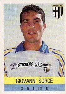 Sticker Giovanni Sorce - Calcioflash 1991 - Euroflash