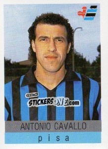 Sticker Antonio Cavallo - Calcioflash 1991 n. 245 - Euroflash