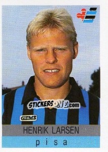 Sticker Henrik Larsen - Calcioflash 1991 n. 248 - Euroflash