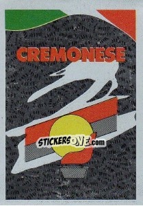 Sticker Scudetto Cremonese - Calcioflash 1991 - Euroflash