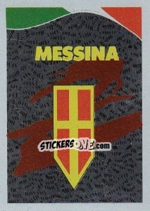 Cromo Scudetto Messina - Calcioflash 1991 - Euroflash