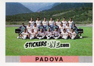 Sticker Squadra Padova - Calcioflash 1991 n. 384 - Euroflash