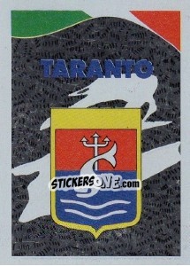 Sticker Scudetto Taranto - Calcioflash 1991 - Euroflash