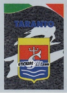 Sticker Scudetto Taranto - Calcioflash 1991 n. SC39 - Euroflash