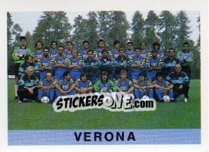 Sticker Squadra Verona - Calcioflash 1991 n. 440 - Euroflash