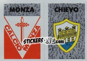 Cromo Scudetto Chievo - Calcioflash 1991 - Euroflash