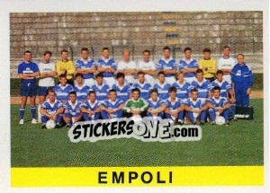 Cromo Squadra Empoli - Calcioflash 1991 - Euroflash