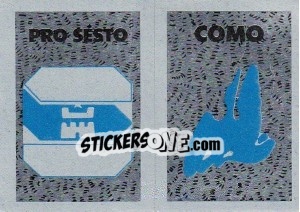 Sticker Scudetto Como - Calcioflash 1991 n. SC53 - Euroflash
