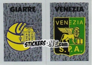 Sticker Scudetto Venezia - Calcioflash 1991 - Euroflash