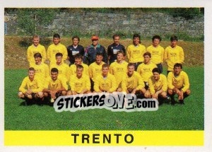 Cromo Squadra Trento - Calcioflash 1991 - Euroflash