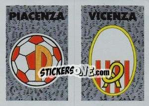 Figurina Scudetto Vicenza - Calcioflash 1991 - Euroflash