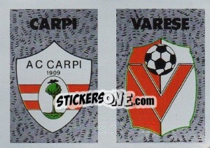 Sticker Scudetto Varese - Calcioflash 1991 n. SC60 - Euroflash