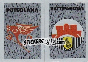 Sticker Scudetto Campania Puteol. - Calcioflash 1991 - Euroflash
