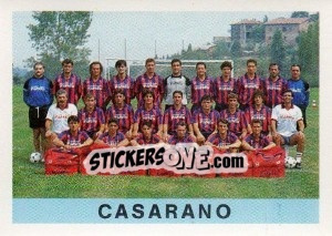 Cromo Squadra Casarano - Calcioflash 1991 - Euroflash