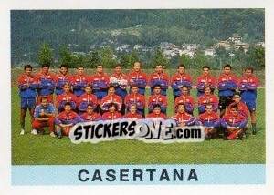 Cromo Squadra Casertana - Calcioflash 1991 - Euroflash