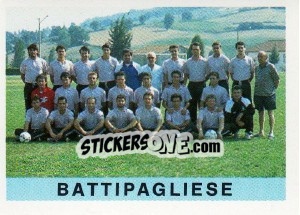 Figurina Squadra Battipagliese - Calcioflash 1991 - Euroflash