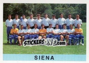 Sticker Squadra Siena - Calcioflash 1991 n. 477 - Euroflash