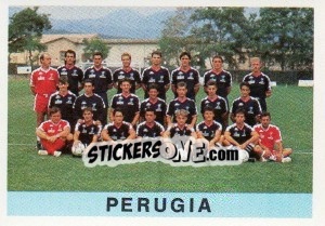 Sticker Squadra Perugia - Calcioflash 1991 - Euroflash