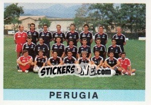 Sticker Squadra Perugia - Calcioflash 1991 n. 479 - Euroflash