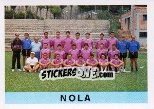 Cromo Squadra Nola - Calcioflash 1991 - Euroflash