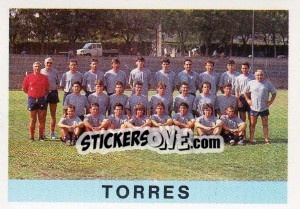 Sticker Squadra Torres - Calcioflash 1991 n. 482 - Euroflash