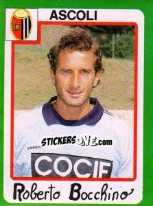 Sticker Roberto Bocchino - Calcio 1990 n. 3 - Euroflash