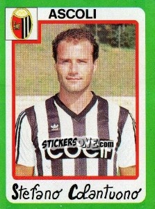 Sticker Stefano Colantuono - Calcio 1990 n. 5 - Euroflash