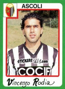 Cromo Vicenzo Rodia - Calcio 1990 - Euroflash