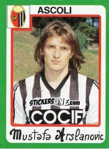 Sticker Mustafa Arslanovic - Calcio 1990 - Euroflash