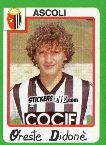 Cromo Oreste Didonè - Calcio 1990 n. 14 - Euroflash