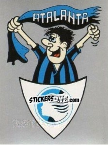 Figurina Scudetto Atalanta - Calcio 1990 - Euroflash