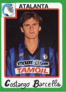 Sticker Costanzo Barcella - Calcio 1990 - Euroflash