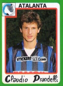 Sticker Claudio Prandelli - Calcio 1990 n. 30 - Euroflash
