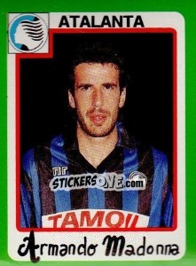 Figurina Armando Madonna - Calcio 1990 n. 34 - Euroflash