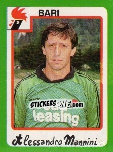 Figurina Alessandro Mannini - Calcio 1990 - Euroflash