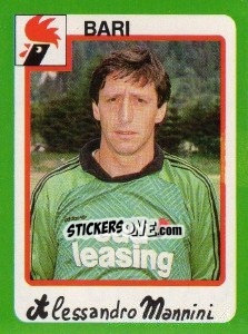 Sticker Alessandro Mannini - Calcio 1990 n. 36 - Euroflash