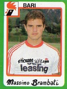 Sticker Massimo Brambati - Calcio 1990 n. 41 - Euroflash
