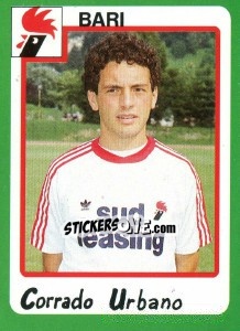 Sticker Corrado Urbano - Calcio 1990 - Euroflash
