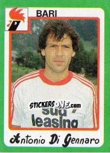 Sticker Antonio Di Gennaro - Calcio 1990 n. 44 - Euroflash