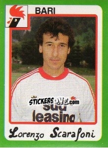 Sticker Lorenzo Scarafoni - Calcio 1990 n. 48 - Euroflash